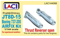 Pratt & Whitney P&W JT8D-15 Thrust Reverser Open for Boeing 737-200 Airfix kit