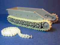 3D printed fully workable tracks for Borgward IV ausf.A (Dragon)