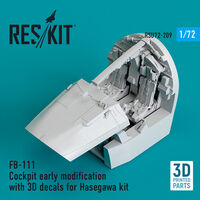 FB-111 Cockpit Early Modification With 3D Decals For Hasegawa Kit