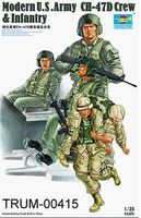 Modern U.S. Army CH-47D Crew & Infantry