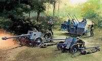 German Guns Set: PAK37 - PAK40 - FLAK38